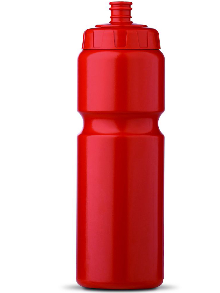 Sportsflaske med logo, Rød