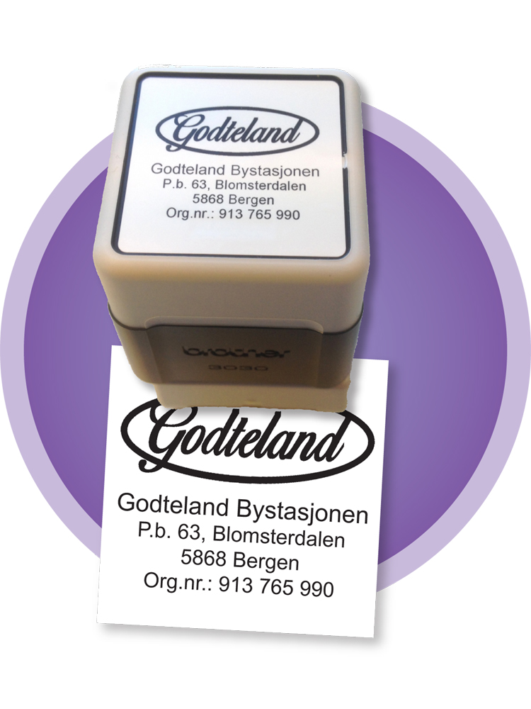 Godteland stempel 3030