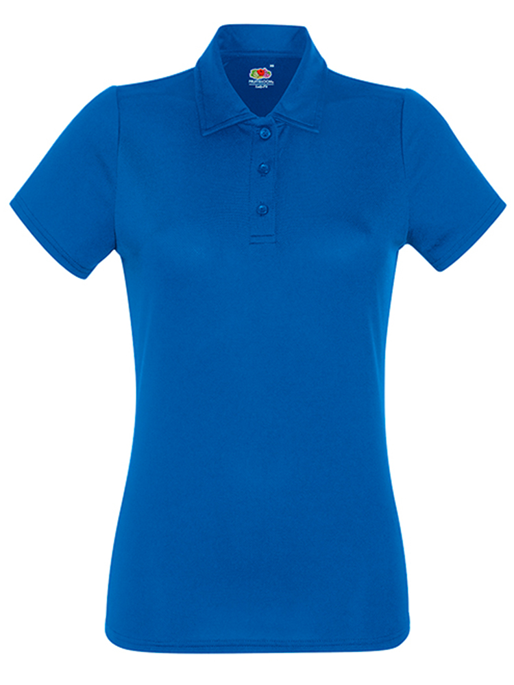Fruit Of The LoomLady Fit-Performance Polo, Royal Blue