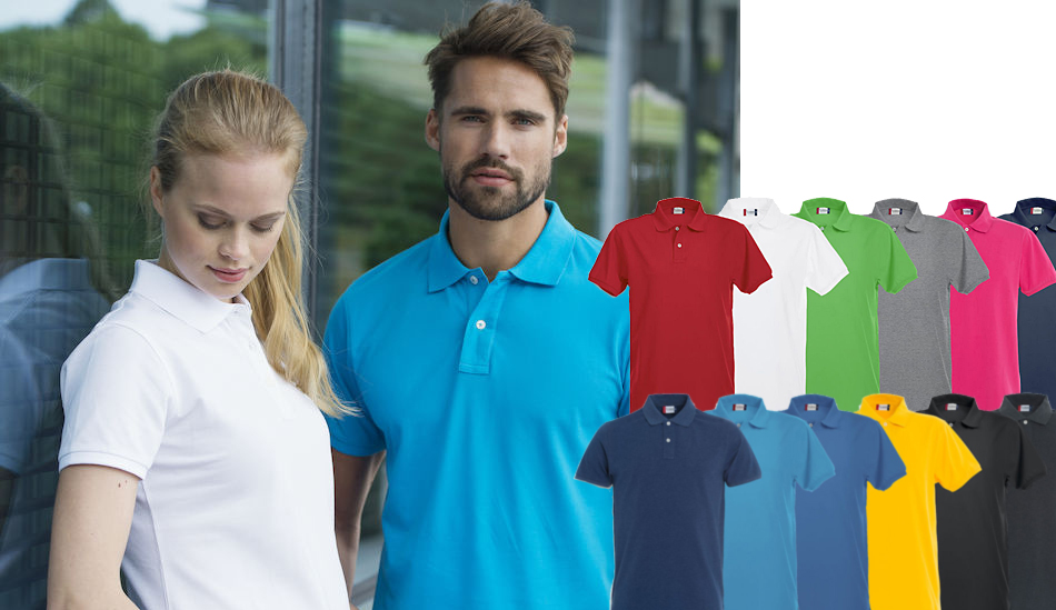 Pique-skjorter Med Logo Stretch Premium Polo