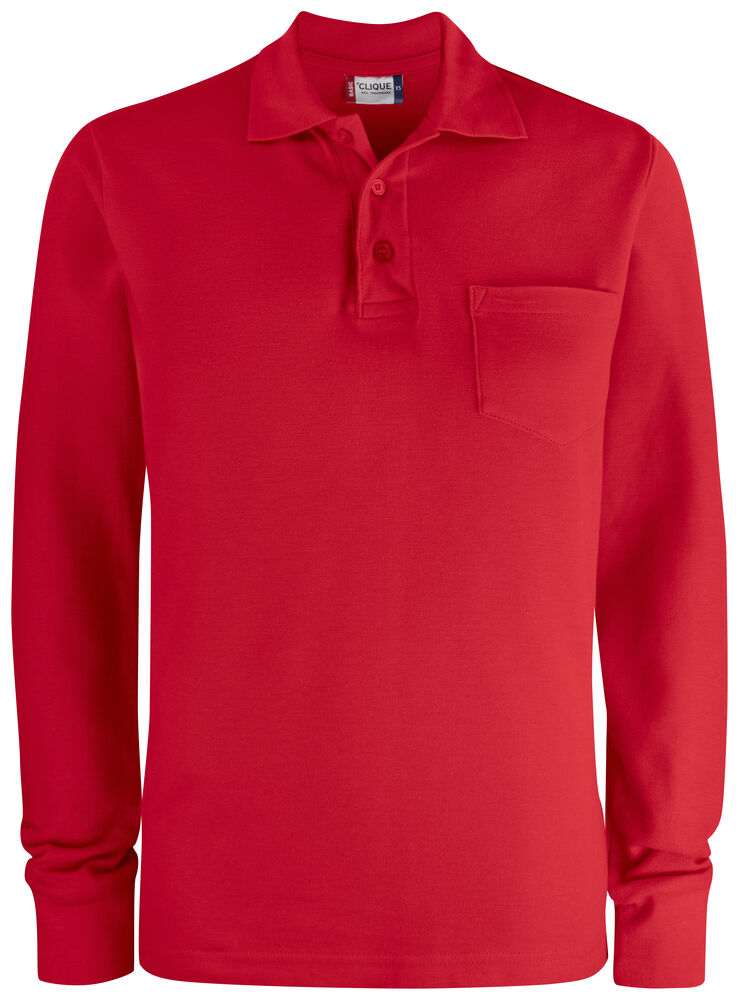 Basic Polo LS Pocket - Bilde 5
