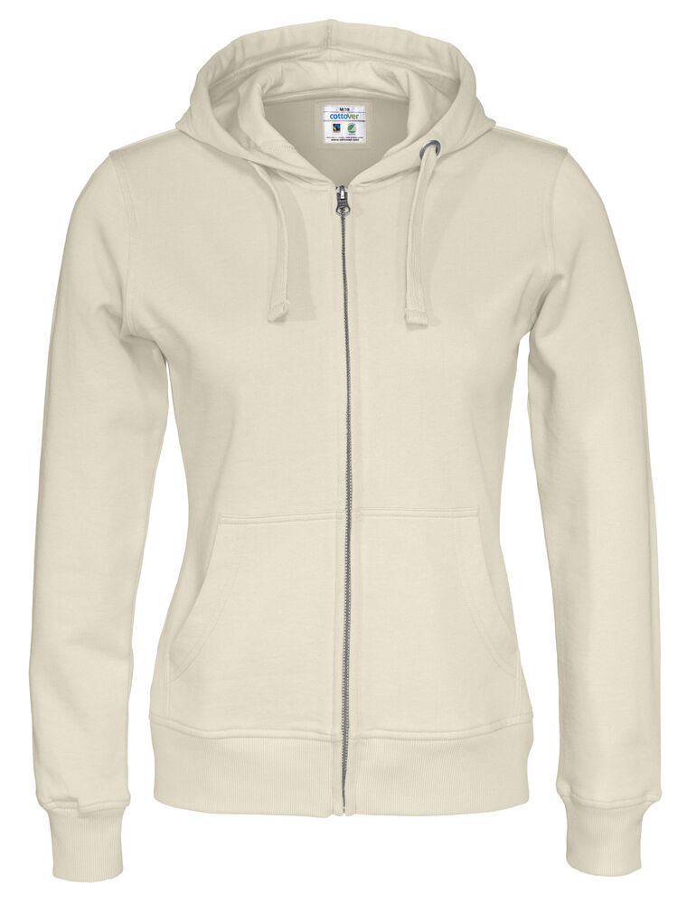 Full Zip Hood Lady (GOTS) - Bilde 7