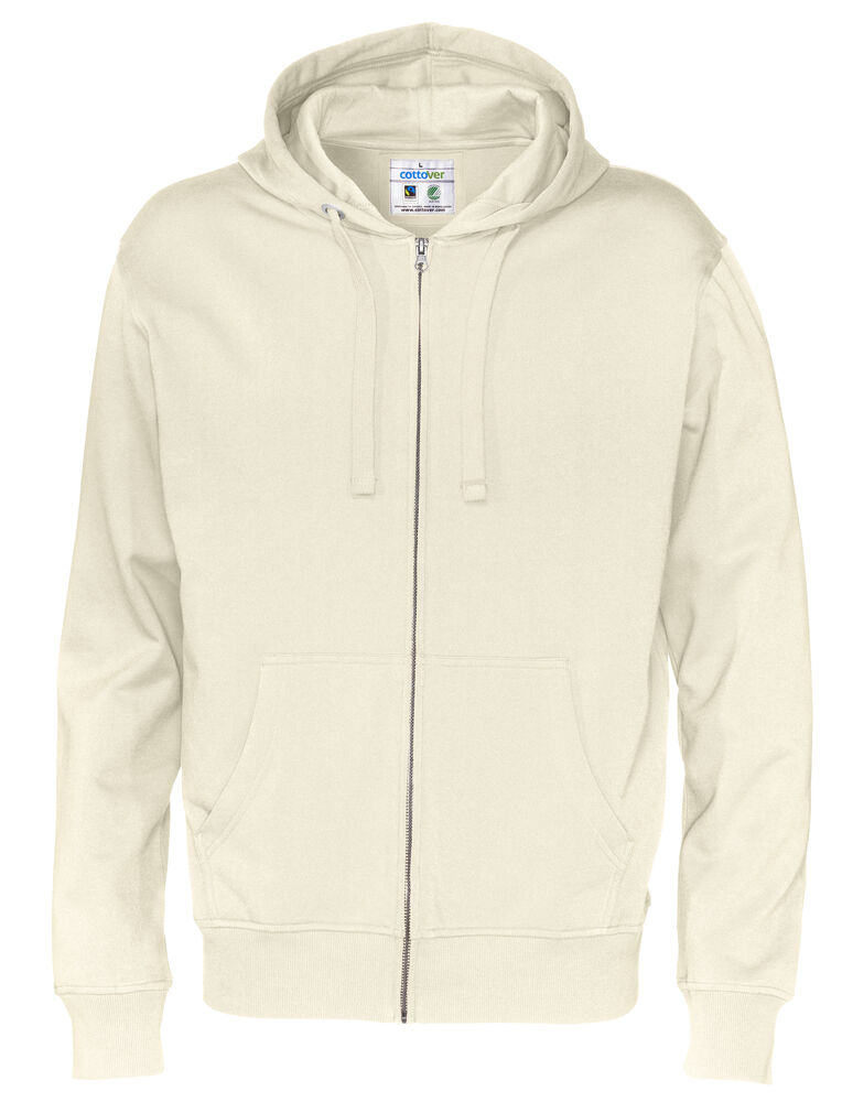 Full Zip Hood Man (GOTS) - Bilde 6