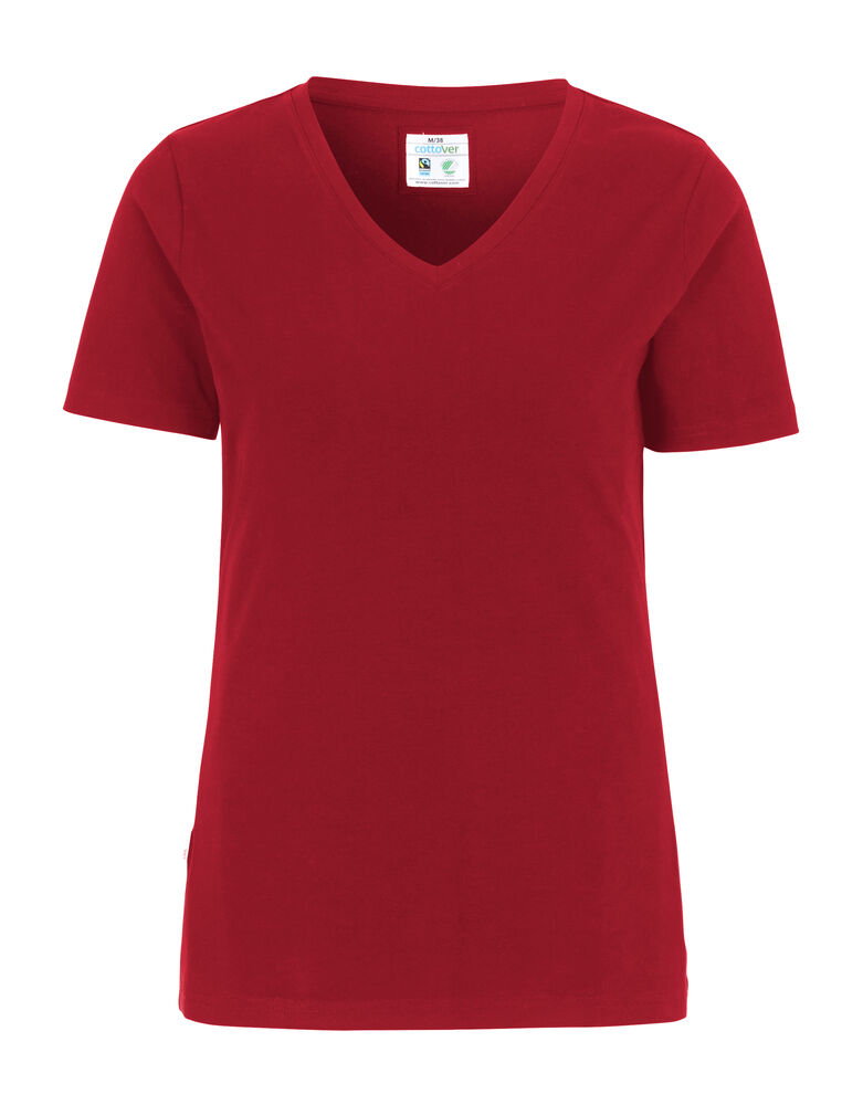Stretch V-Neck Lady (GOTS) - Bilde 8