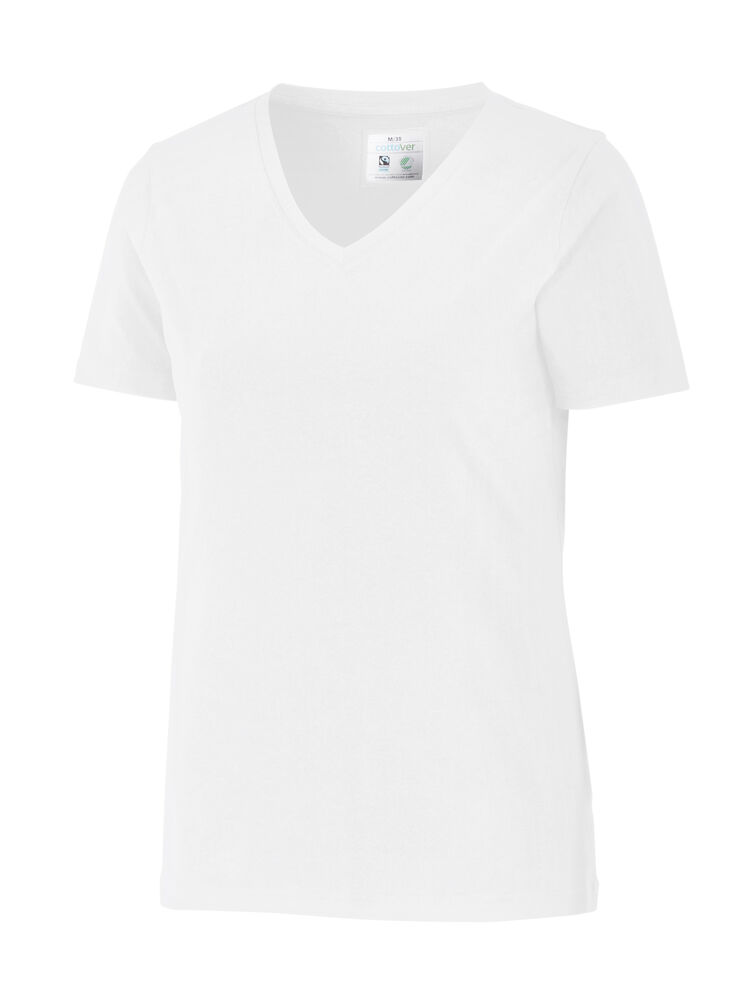 Stretch V-Neck Lady (GOTS) - Bilde 3