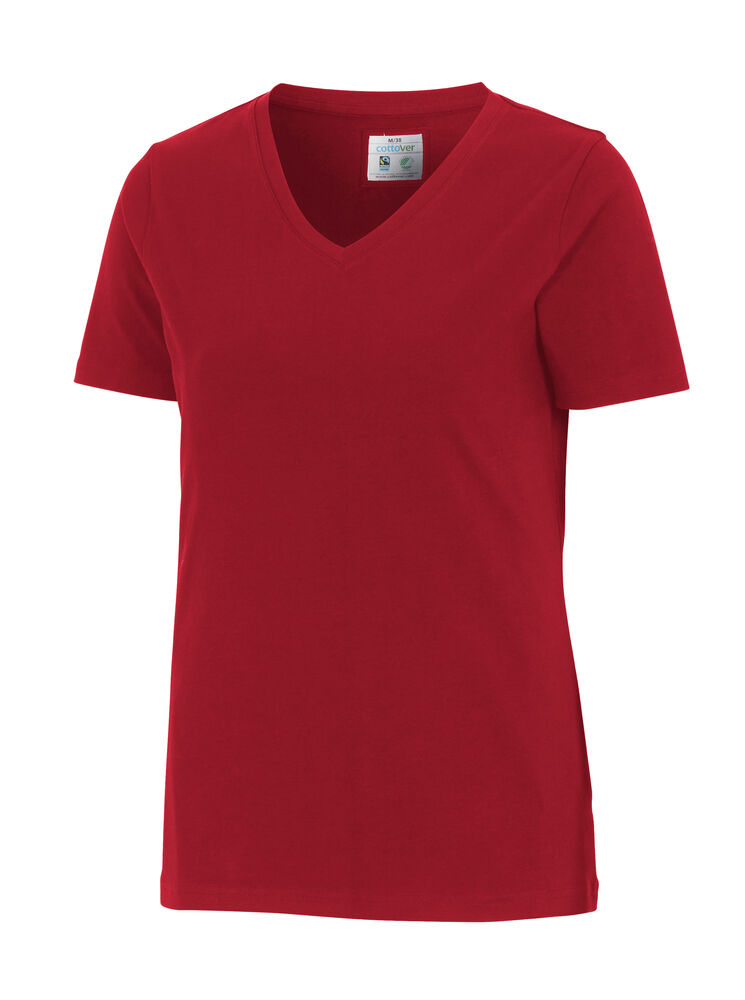 Stretch V-Neck Lady (GOTS) - Bilde 10