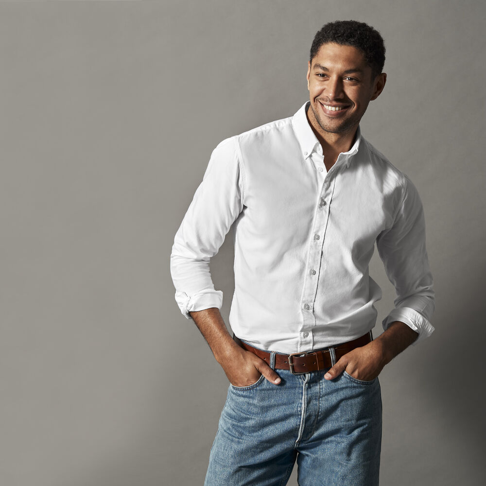 Oxford Shirt L/S Man (GOTS) - Bilde 3