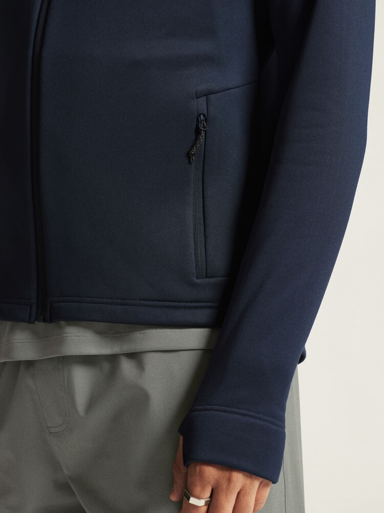 Adv Explore Power Fleece Hood Jkt M - Bilde 3