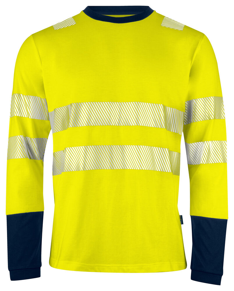 6014 T-shirt LS Hi Viz