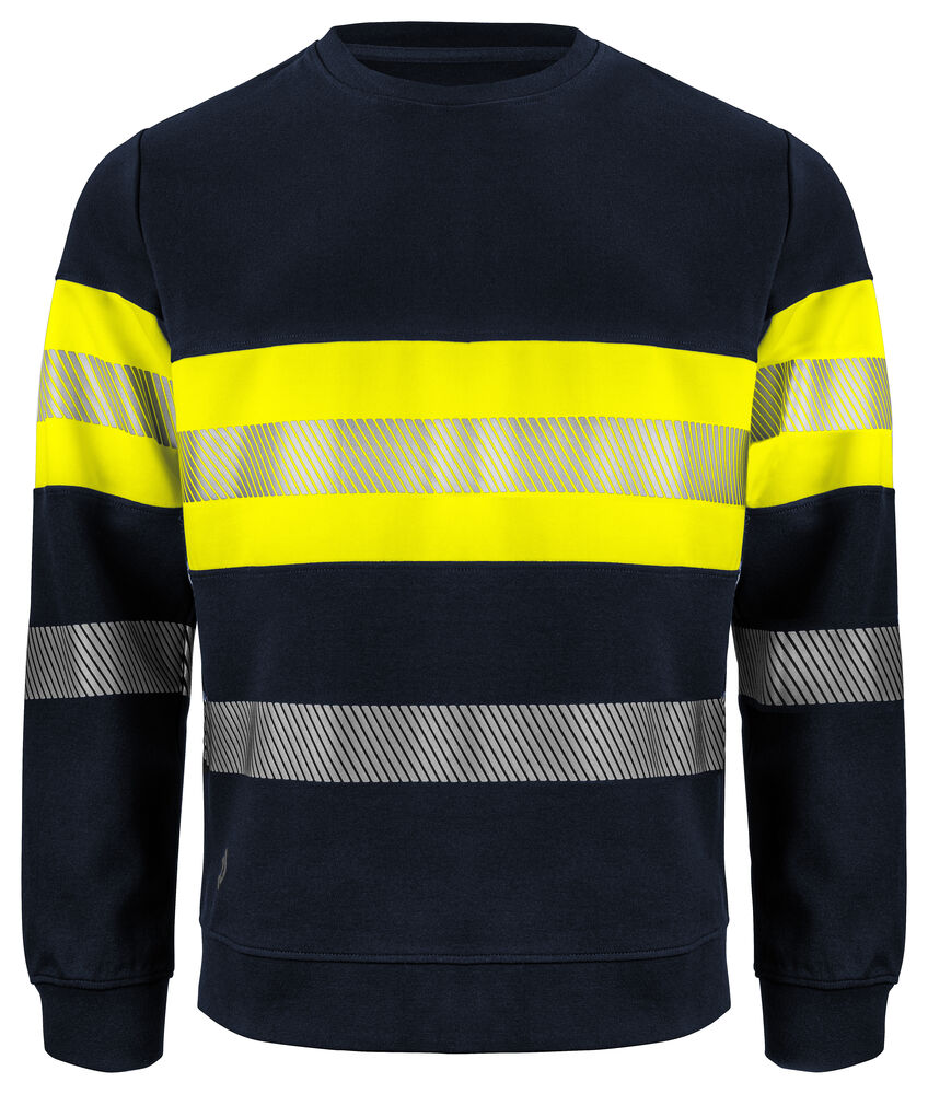 6129 Sweatshirt Hi Viz