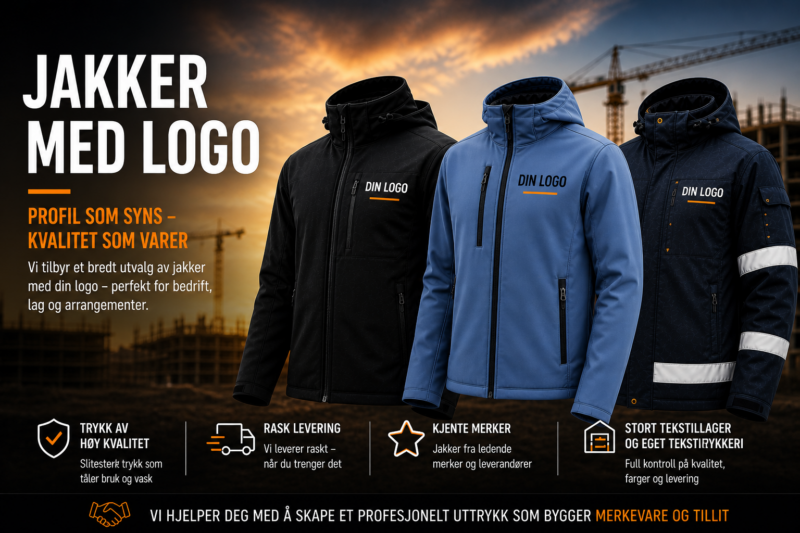 jakker med logo