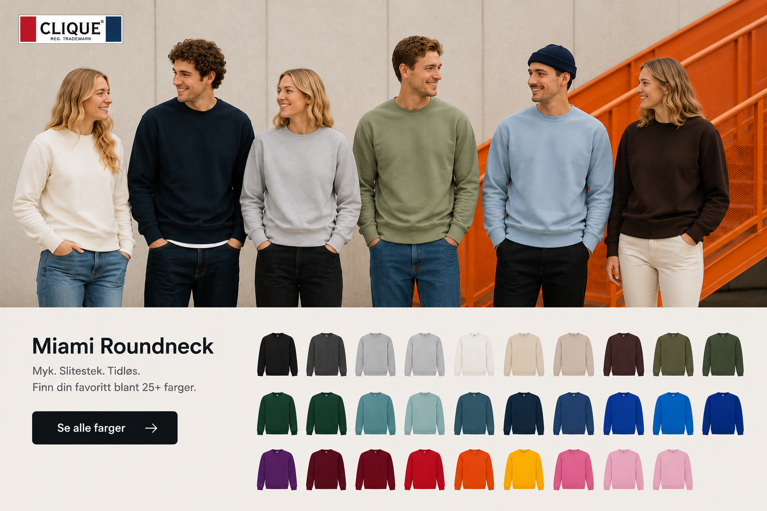 miami-roundneck for trykk