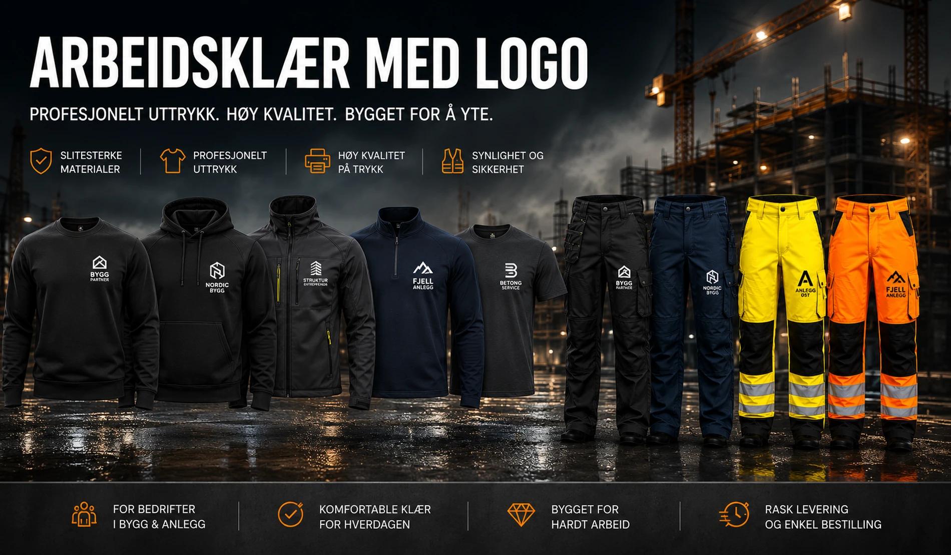Arbeidsklær med logo | Avseth Arbeidsklær med logo
